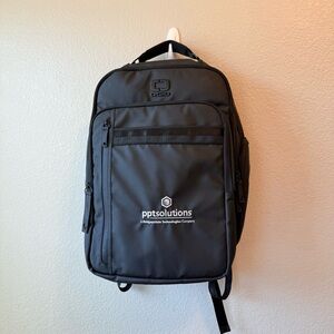 OGIO Commuter XL Backpack Black Company Logo Branded